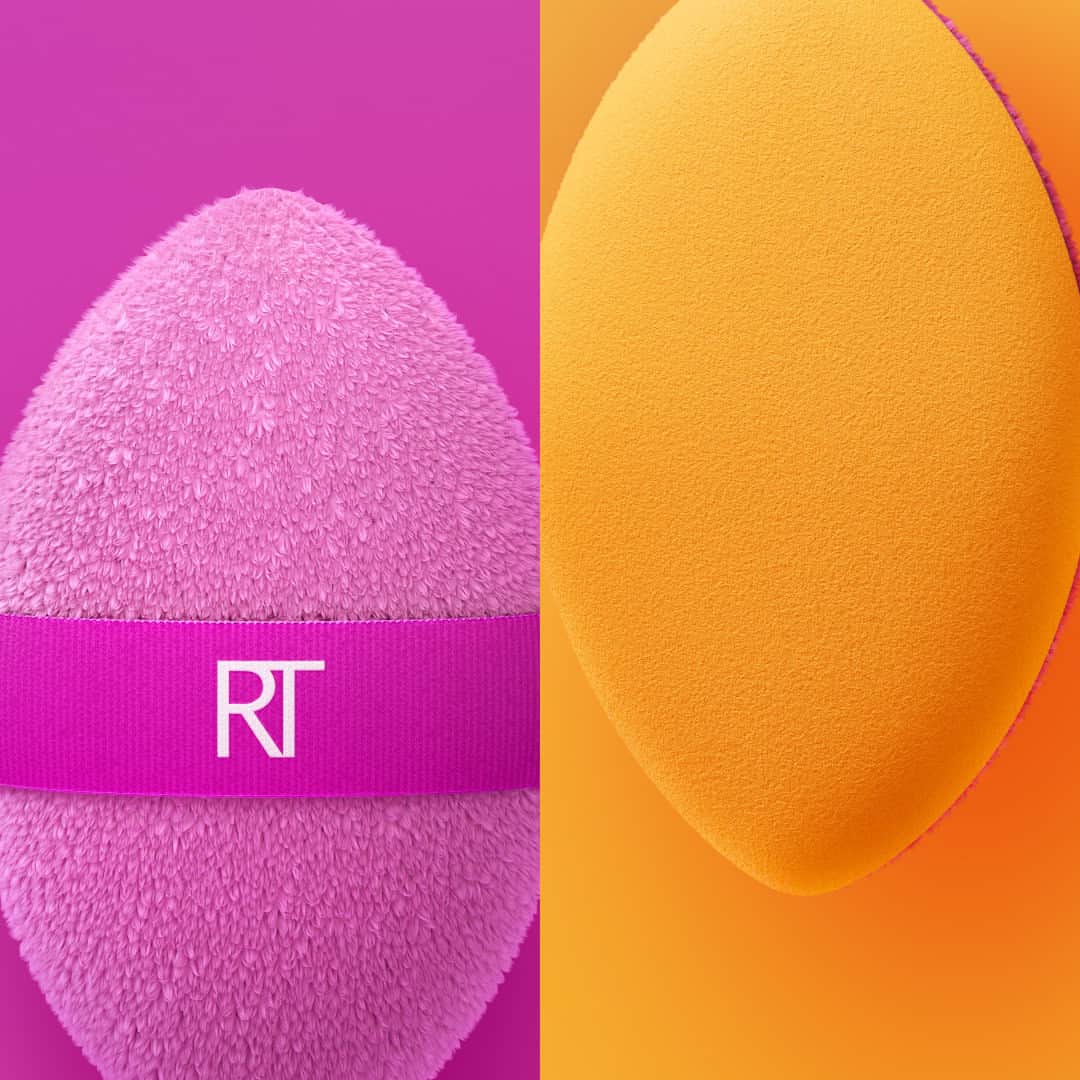 Real Techniquesさんのインスタグラム写真 - (Real TechniquesInstagram)「CALLING ALL PUFF LOVERS 📢  It's time to vote - are you team PINK 💗 or team ORANGE🧡?   Not sure yet? Find the Miracle 2-in-1 Powder Puff exclusively at @ultabeauty!」7月9日 3時00分 - realtechniques