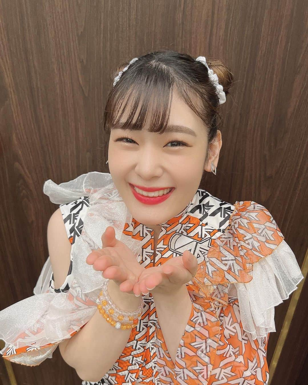 小山星流さんのインスタグラム写真 - (小山星流Instagram)「ツイン団子🍡  #fypシ #followmeto #idol #japaneseidol #hairstyle #hairstylist #オレンジカラー #オレンジ担当」7月9日 15時35分 - uugirl_new_seina