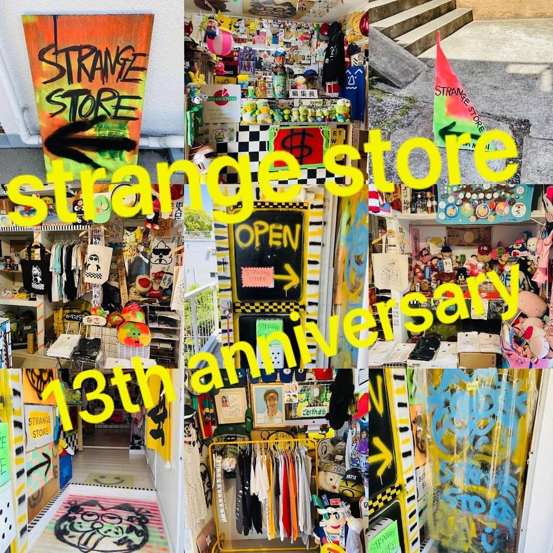 KEN KAGAMIさんのインスタグラム写真 - (KEN KAGAMIInstagram)「本日ストレンジストアは皆様のおかげで 13周年を迎えることが出来ました。 ありがとうございます。 超不定休のお店ですがこれからもどうぞ宜しくお願い致します。 @store_strange」7月9日 8時48分 - kenkagami