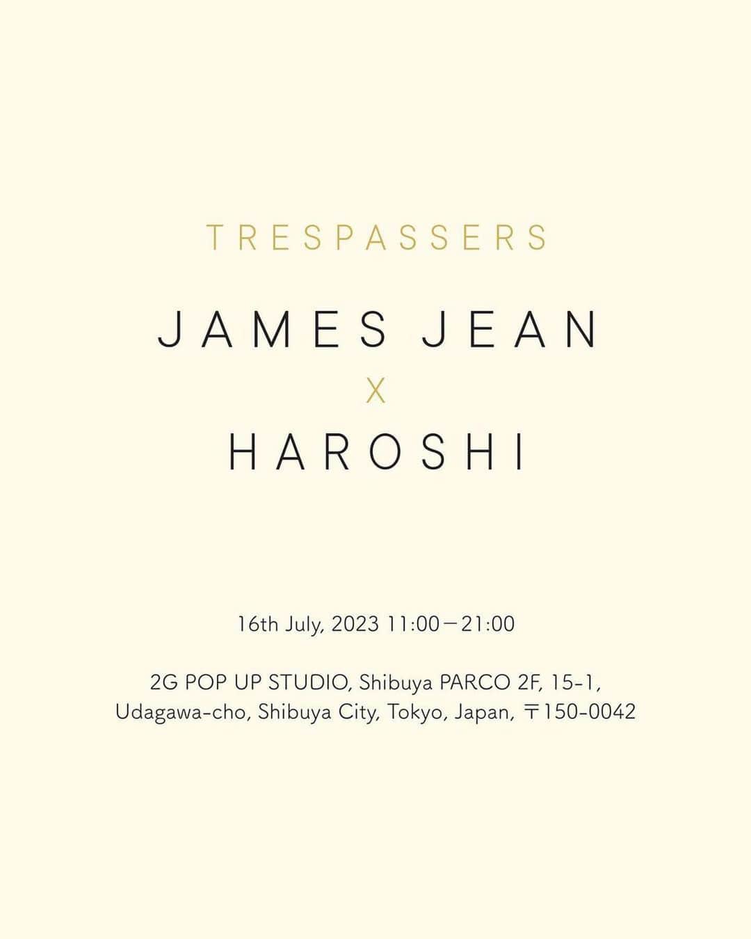 HAROSHIさんのインスタグラム写真 - (HAROSHIInstagram)「友人のジェームス.ジーンとTrespassersという作品を一緒に作りました。このコラボの話が始まったのはたしか世の中がパンデミックになった2020年頃でしたか、ジリジリ少しづつ作品を作り、いよいよ発表という運びとなったわけです。作品のプリントは　@avant からリリースされます。ぼくのbioにリンクを貼っておきますのでぜひチェックしてみてください。そしてせっかくなのでお披露目したい！ということで、ジェームスと僕の未発表の作品も交えて、今週末の16日に1日だけのアートショーを渋谷パルコ2Gで開催します。ぜひお立ち寄りくださいませ！✌️ #Repost @jamesjeanart ・・・ Trespassers, a collaboration between me and @haroshi, will open to the public for 1 day only on July 16th 11:00 - 21:00, at 2G Pop Up Studio in Shibuya PARCO 2F in Tokyo. @avant.arte @avantarteinsiders @nanzukaunderground #shibuya #tokyo」7月9日 9時45分 - haroshi