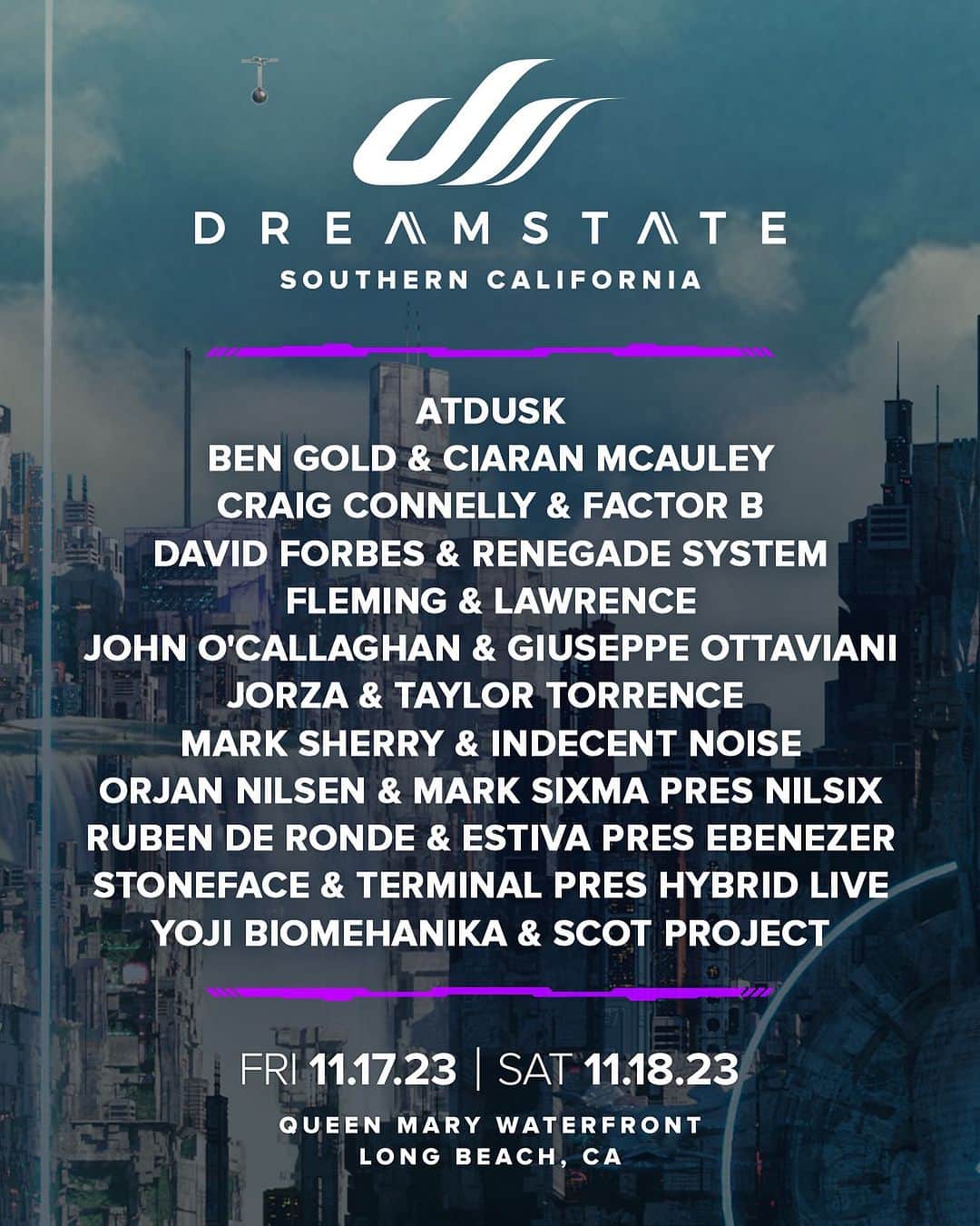 YOJI BIOMEHANIKAのインスタグラム：「I am very excited to announce that I will be performing with the Scot Project at Dreamstate Socal in November! See you in Long Beach, Dreamers!」