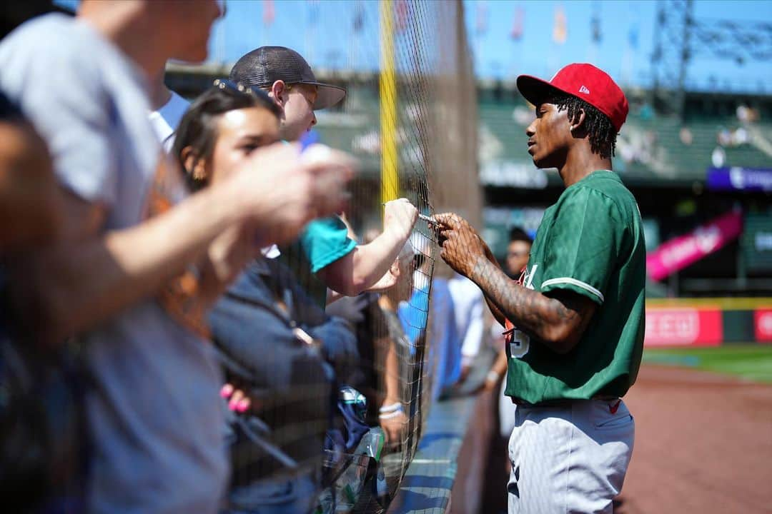 セントルイス・カージナルスさんのインスタグラム写真 - (セントルイス・カージナルスInstagram)「Let the kids play.   @therealtinkhence and @vds.2 made some noise in the #FuturesGame!」7月9日 10時09分 - cardinals