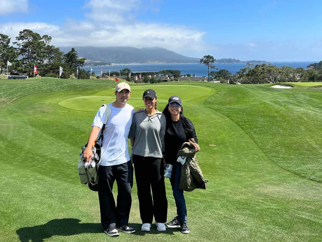 ダニエル・カングさんのインスタグラム写真 - (ダニエル・カングInstagram)「First time playing Pebble Beach and it won’t be my last. Absolute beaut. Thank you @usga for all that you do. Thank you to my friends and family for supporting me no matter what. I’ll be back sooner or later. Patience loves ❤️」7月9日 10時55分 - daniellekang