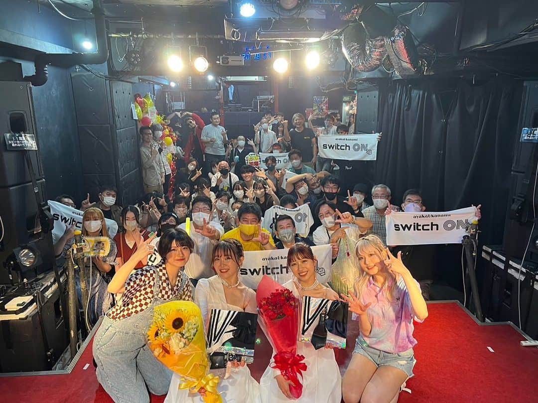 のインスタグラム：「瀧澤彩夏&望月花南 合同生誕祭 「swich on〜コイツら…アツいやん…」 無事終了いたしました✨ さいっっっっこうの時間だったね🔥 こっからまだまだ駆け抜けてくよ🏃‍♀️💨 みんなついてきてね💕」