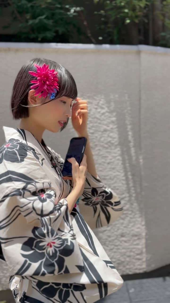 海月らなさんのインスタグラム動画 - (海月らなInstagram)「適当にこう言いましょう🤞 #福岡 #浴衣」7月9日 12時43分 ...