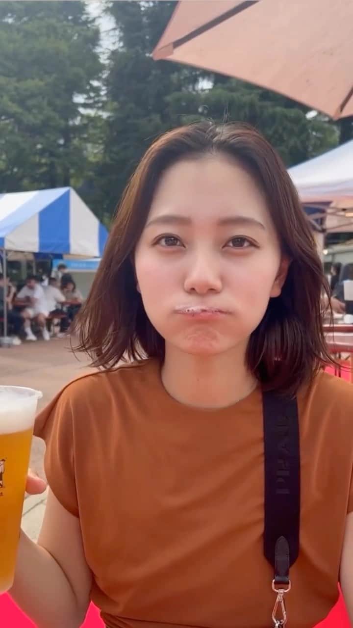 工藤綾乃のインスタグラム：「#オクフェス20周年 #beerstagram#ビール」