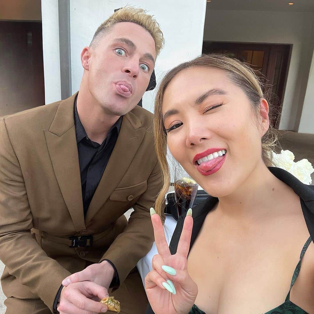 コルトン・ヘインズさんのインスタグラム写真 - (コルトン・ヘインズInstagram)「. @allymaki & I cried all night watchin our baby angels @markmanio & @scotthoying tie the knot 🥹. What a beautiful night full of love ❤️」7月9日 13時10分 - coltonlhaynes