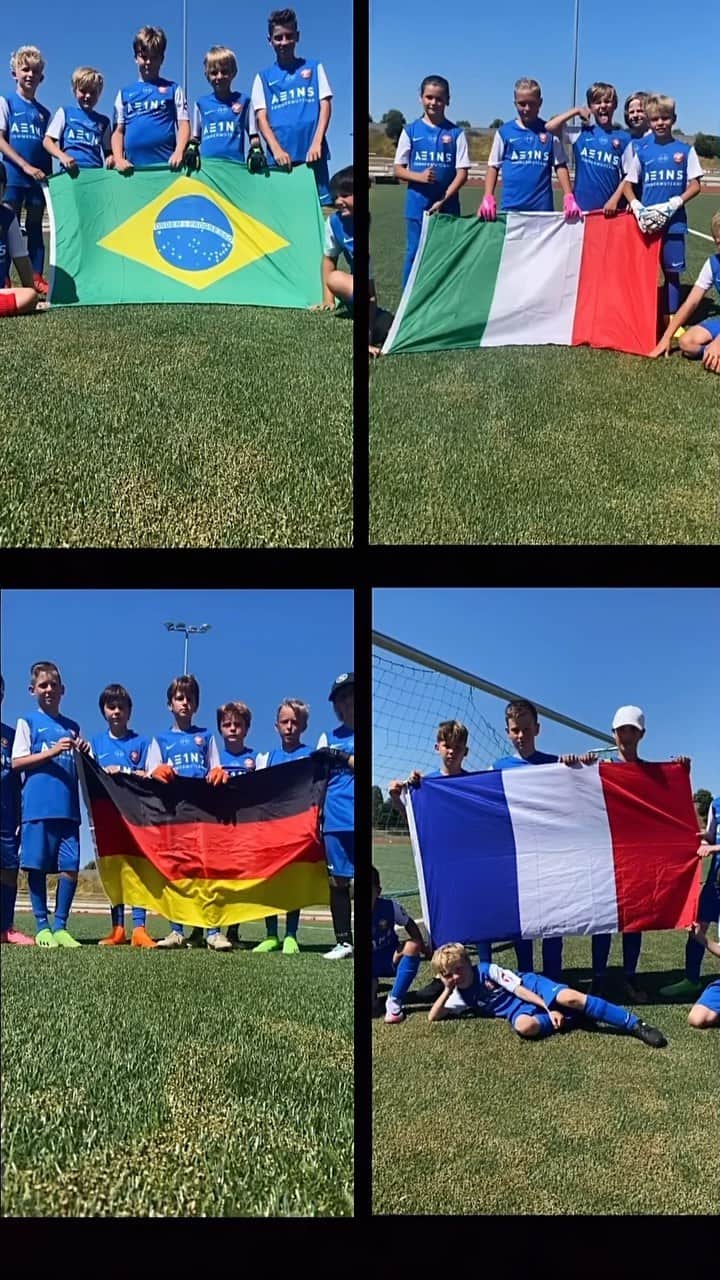 ハンス・サーペイのインスタグラム：「Wer ist Weltmeister im Camp geworden??? #fußball  #coach  #training #trainingday」
