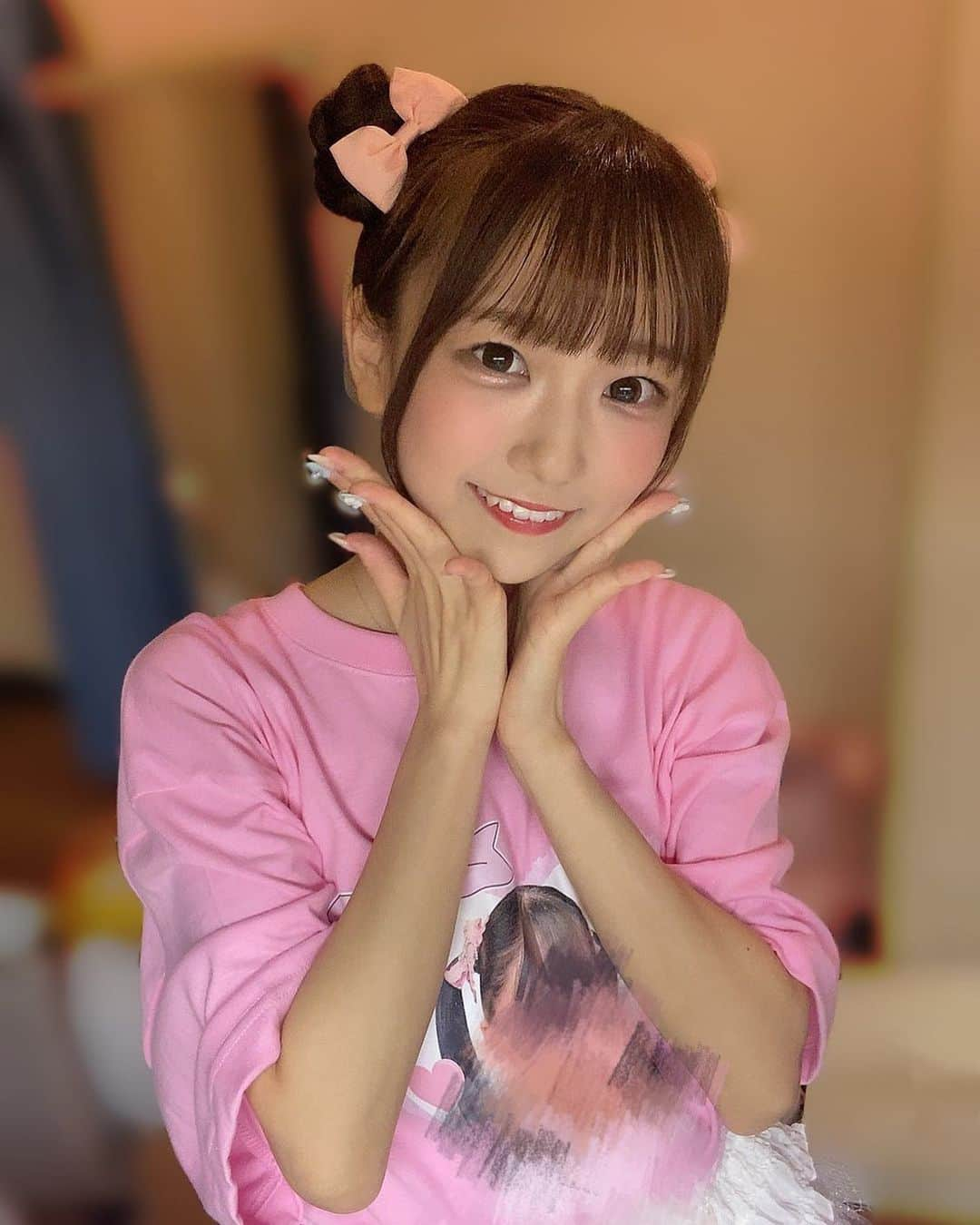 宮脇彩花さんのインスタグラム写真 - (宮脇彩花Instagram)「♡  くまさんヘア🧸💜  いろんな髪型挑戦してみたい＾＾  #地下アイドル #お団子ヘアアレンジ #くまさんヘア #くまさんヘアー #アイドルヘアー #バニクル #bunnylacrew」7月10日 1時10分 - ayaka_bunnyla