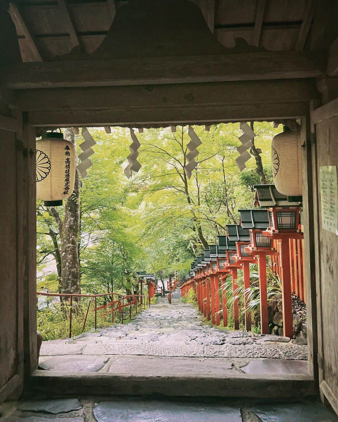 鳥越裕貴さんのインスタグラム写真 - (鳥越裕貴Instagram)「⛩️ #貴船 #貴船神社 #旅館 #ふじや #年に一度貴船でリフレッシュしたい #みんなも是非行ってみてほしい #舞台挨拶は浴衣で登壇しましたよい」7月9日 17時12分 - yuki_torigoe.cleftchin