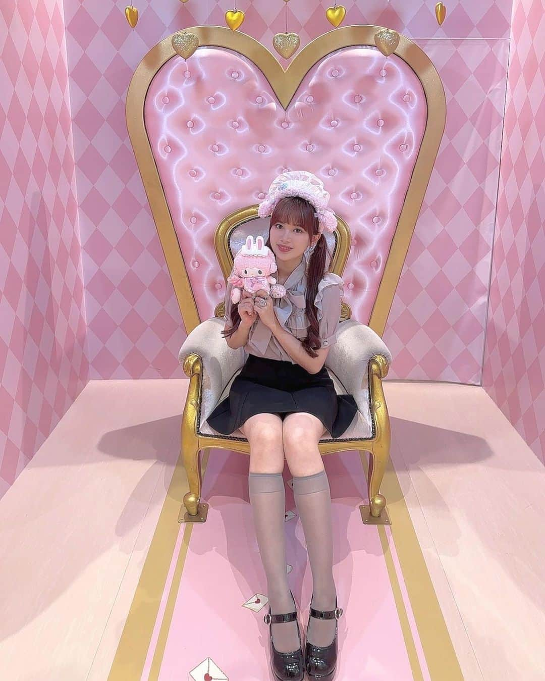 里吉うたののインスタグラム：「. ♥  ぱめぇ~🎀☁️  メレンゲパーティシリーズのピアノちゃんカチューシャ可愛すぎた🥲  #beyooooonds #ハロプロ  #里吉うたの #うーたん  #うーすたぐらむ  #サンリオ #サンリオピューロランド  #ピアノちゃん #お誕生日 #おめでとう #🍼  #さすがに #KAWAIIFESTIVAL #すぎる  ♥」