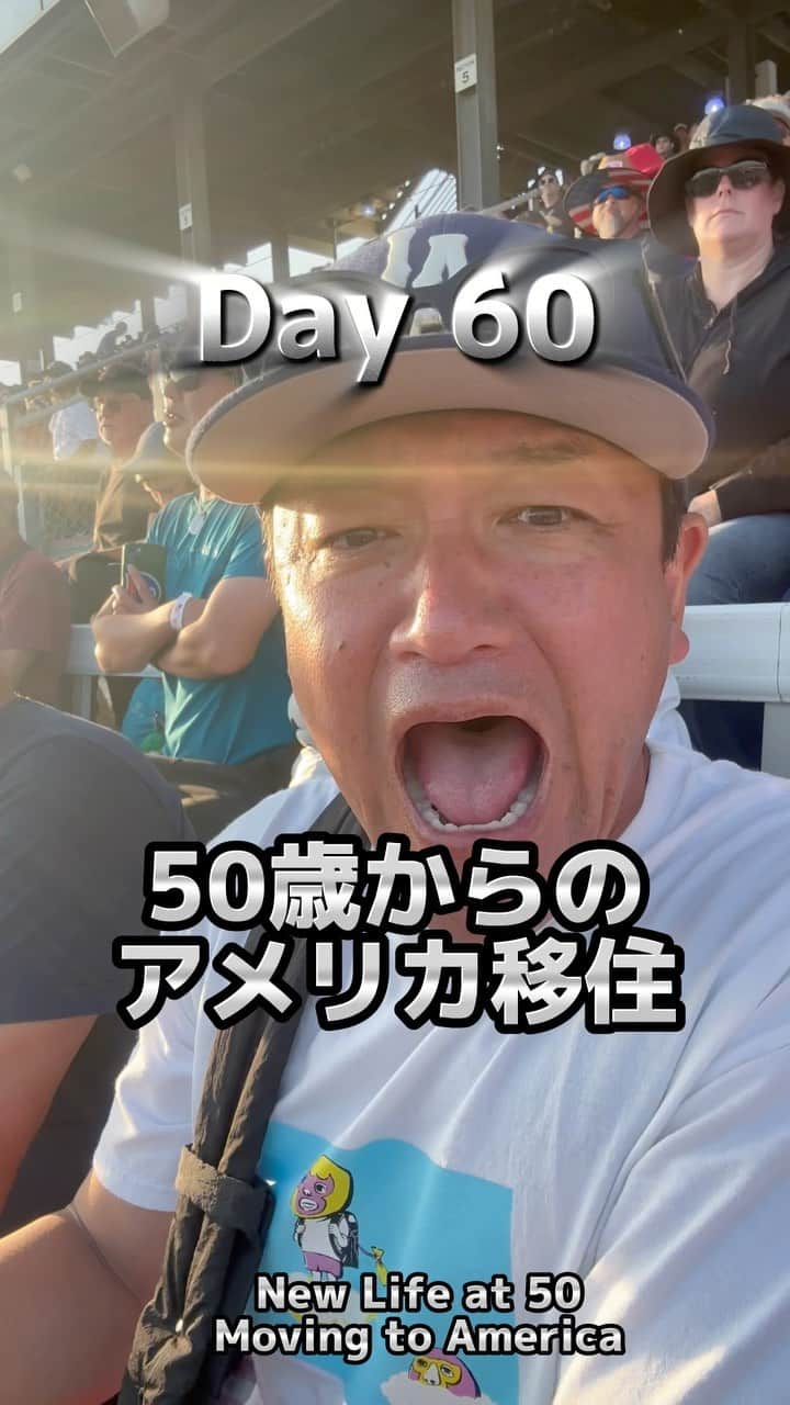 のインスタグラム：「#50歳からのアメリカ移住　Day60  初めてのNASCARRR!!!!!!🏎️🏎️  #たむけん #losangeles #頑張るよ💪 #応援してね #帰って来れなそうだった #どうしてもやらせたい kogaさん #たむらが生まれました」