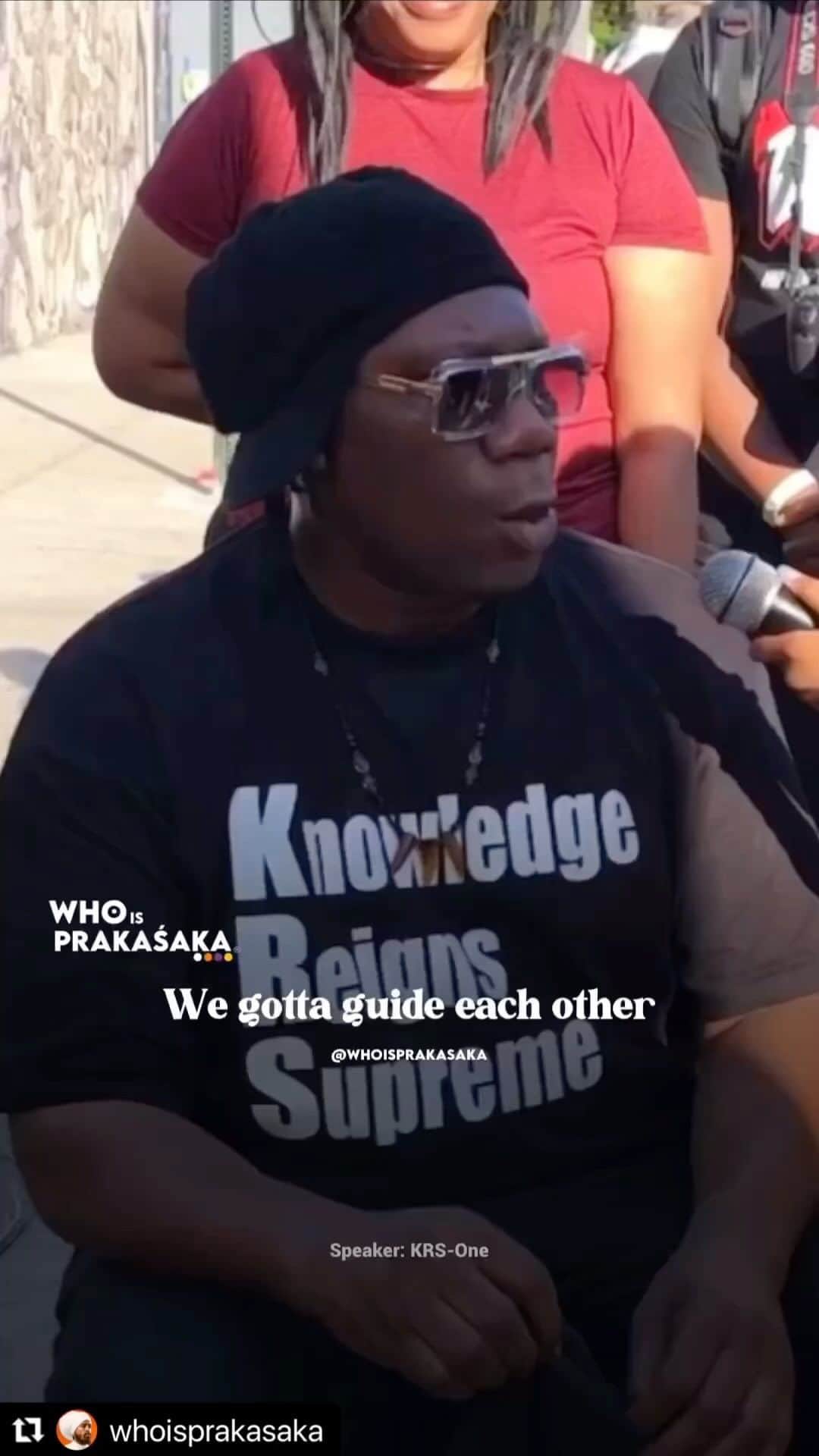 のインスタグラム：「間違いのない漢、KRS ONE🔥」