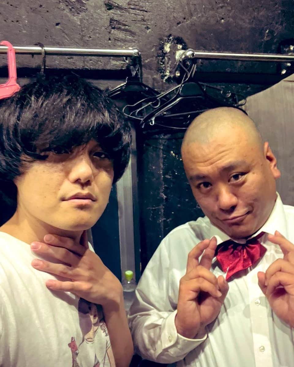 あんこのインスタグラム：「ジャガモンドB面ライブ、ネタと企画無声で出演させて頂き、ご迷惑おかけしました（土下座） ジャガモンド始め皆さまありがとうございました！ そして急遽ユニットでネタも企画も変わりに全部しゃべってくれた松下社長ありがとう！！！」