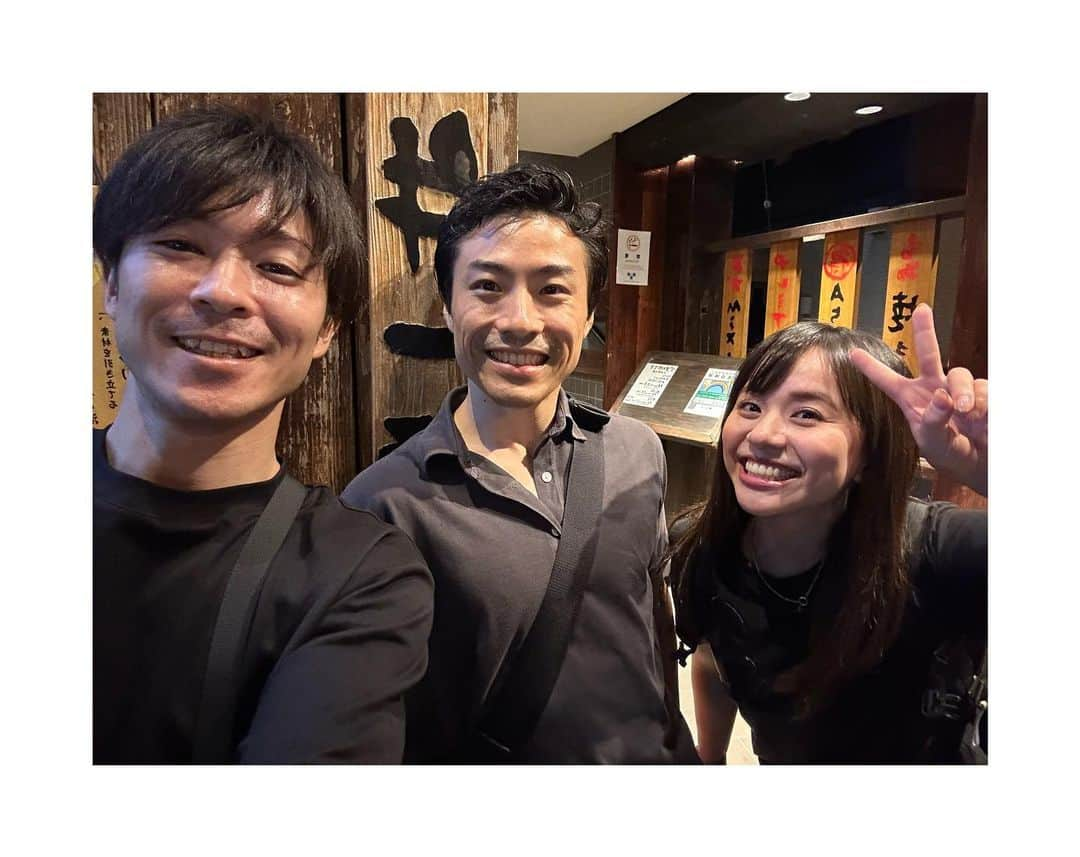 村上茉愛さんのインスタグラム写真 - (村上茉愛Instagram)「.  ちょっと前の出来事🤏  航平さん、ヒロさんと🥩🤩  たくさん話を聞いてもらって また一つ夢に向かって進むことができそうです、、、  2人ってこんな笑うんだ！！って毎回思います🤭ww いつもいつもありがとうございます🌟  #キング#ヒロさん」7月9日 19時07分 - mai___murakami