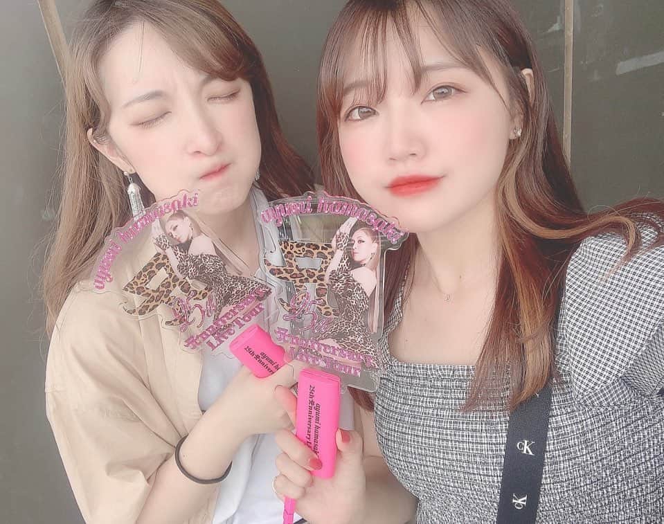 Riicoのインスタグラム：「🐆 ayumi hamasaki 25th anniversary Live tour 7/9！千葉参戦❤️‍🔥 ・ withぴょんた♡ あゆちゃん愛してるよ〜〜⸜♡⸝‍ ありがとおおおおおおおお♡ ・ #ayumihamasaki  #ayu25th」