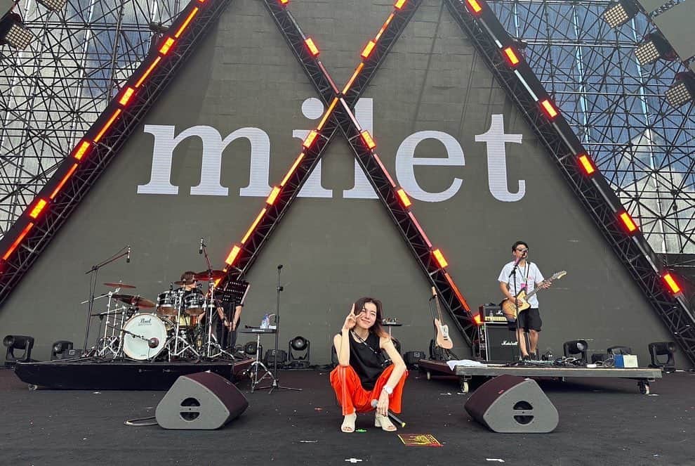 miletさんのインスタグラム写真 - (miletInstagram)「Thank you for all the love Macau❤️‍🔥 See you soon again. I love you and 多謝 so much❤️❤️❤️ #TMEA #milet」7月9日 20時16分 - milet_music