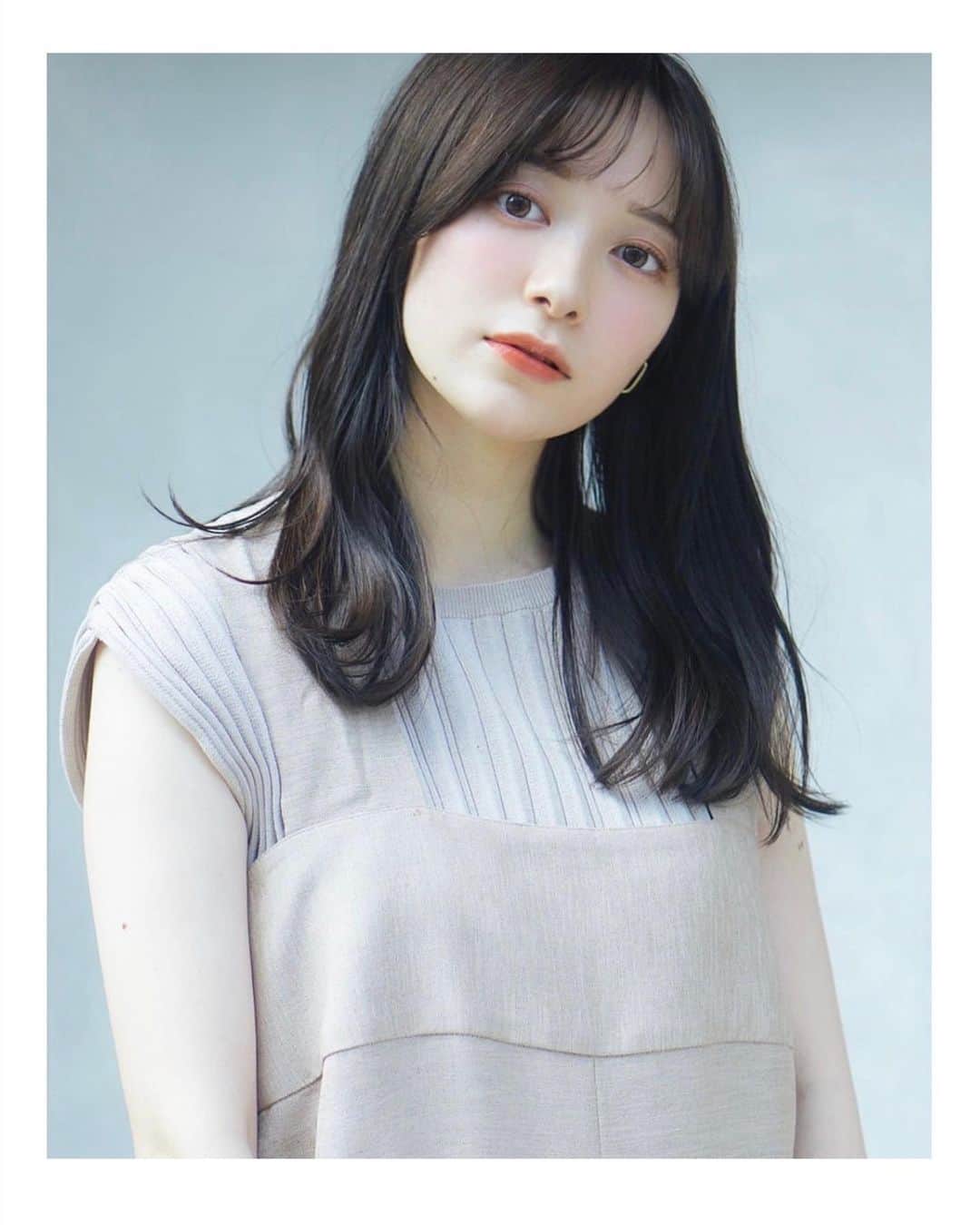 のインスタグラム：「🍒🍃  来週バーベキュー行くの楽しみ〜！  #サロンモデル#サロモ#ロングヘア」