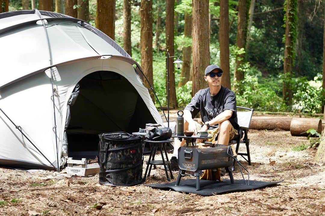 ROOT CO. Designed in HAKONE.さんのインスタグラム写真 - (ROOT CO. Designed in HAKONE.Instagram)「. Solo camp setting.  #camphack #thermos #root_co #rootco #solocamping」7月9日 20時34分 - root_co_official