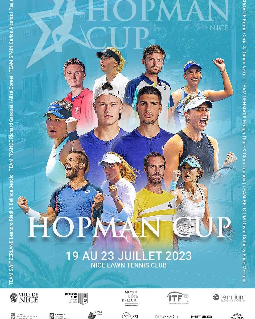 ダビド・ゴフィンのインスタグラム：「Team 🇧🇪 is ready for the @hopmancup. Buy your tickets now to support us 💪🏻 https://hopmancup.com/fr/billetterie/」