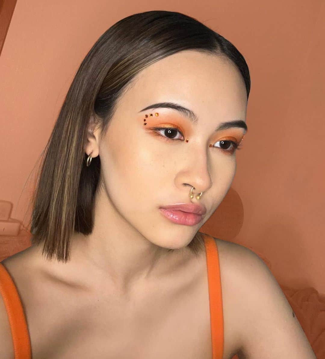 高橋ららのインスタグラム：「🏵️✨  #LalasMakeup」