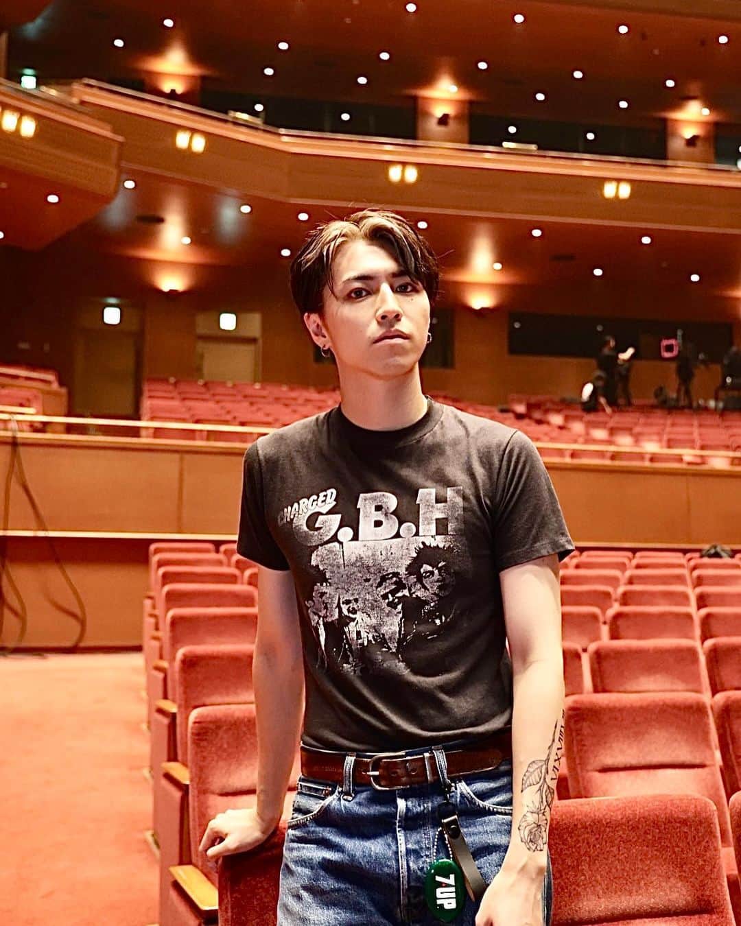 のインスタグラム：「B9 Unlimited 愛知良い2daysやった🎤ありがとう！ また帰ってくるからな🤙  #やで氏服 #GBH #vintage」
