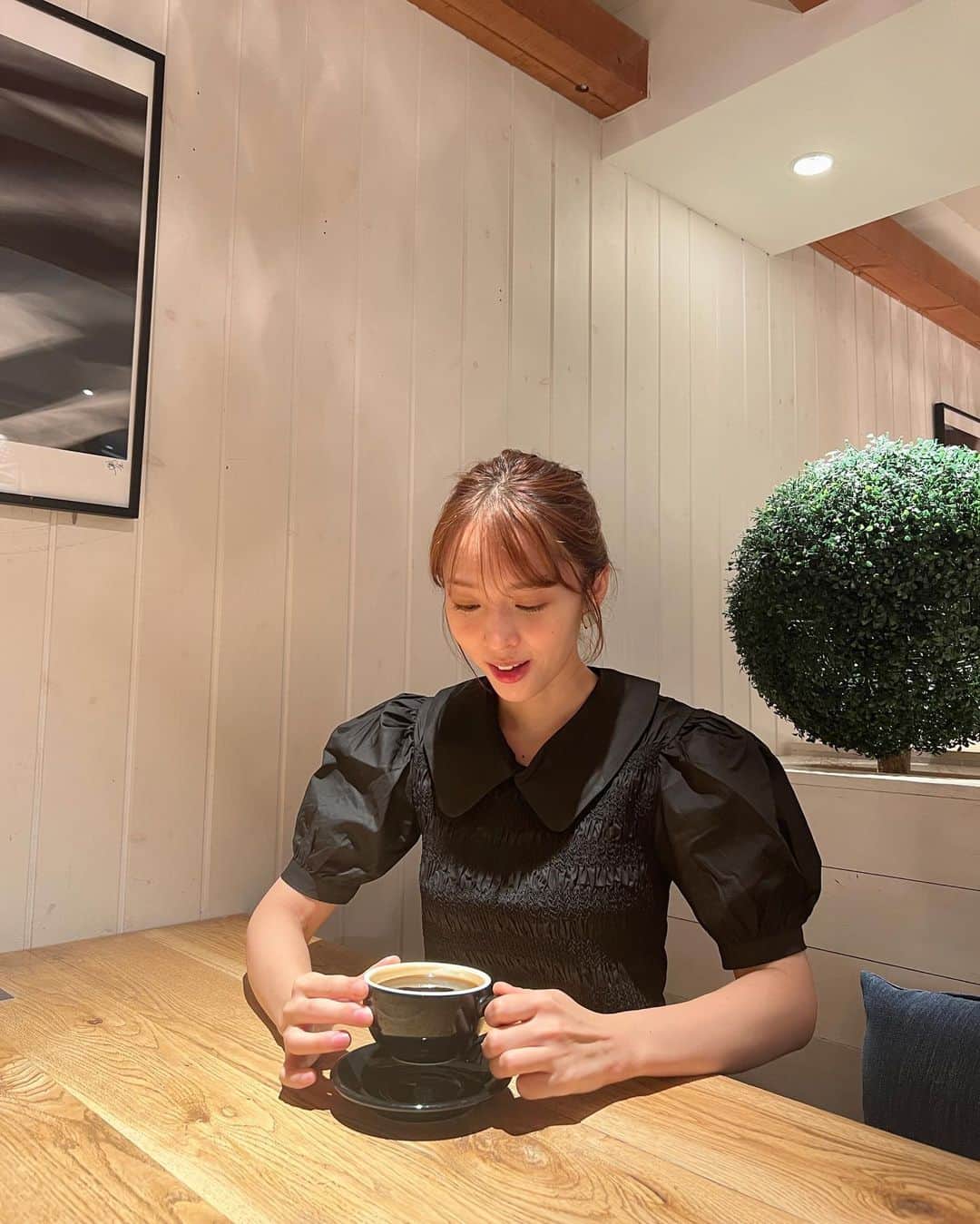 神部美咲さんのインスタグラム写真 - (神部美咲Instagram)「コーヒーと向き合いました。☕️」7月9日 21時55分 - jimbu_misaki