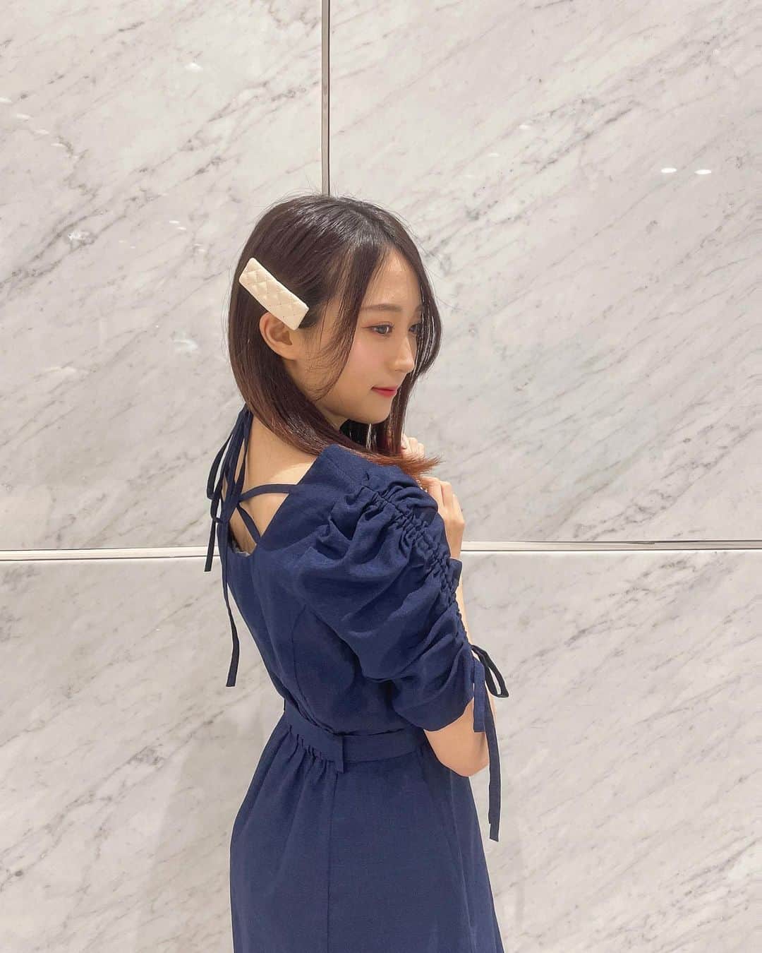 坂口渚沙のインスタグラム：「ラストオンラインお話し会、 本当に楽しかった〜！  #私服 #低身長コーデ #ootd」