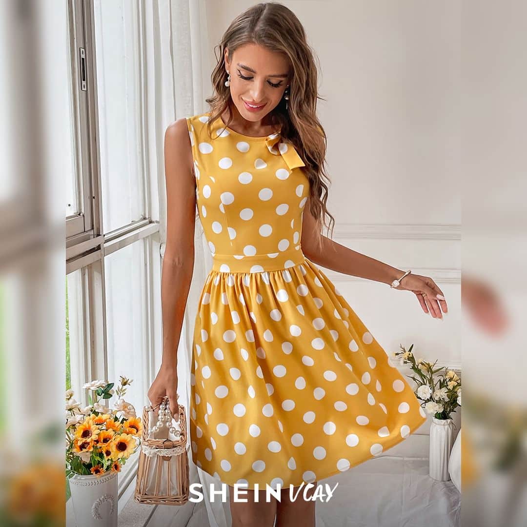 SHEINのインスタグラム：「Pick your vacay vibe! ☀️ Are you going for retro romance or are you basking in boho on your next trip? ✨  🔎18431110 18464084 17871960 18466504 18415698 18427020 18425927 18556625  #SHEINVCAY」