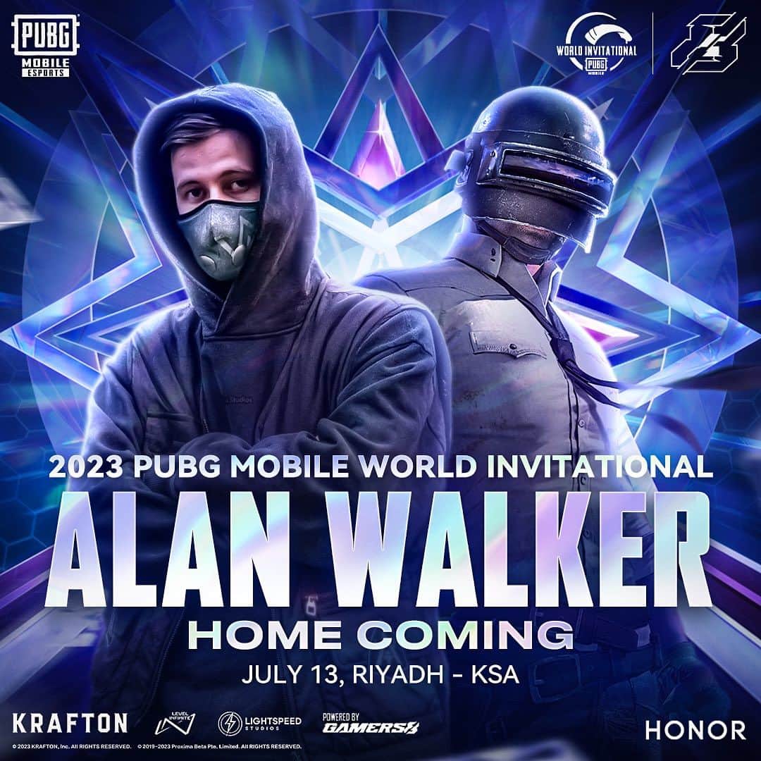 アラン・ウォーカーのインスタグラム：「Coming home @esportspubgmobile. An exciting announcement awaits on July 13 at 13.00 PM CET. 🙏🏻」