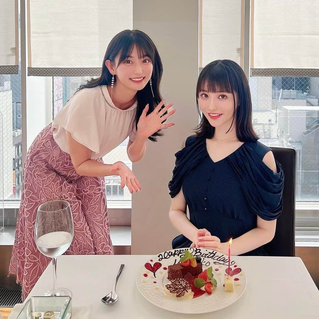 Machikoさんのインスタグラム写真 - (MachikoInstagram)「素敵なお店でお祝いしてくれました❤️🎂 @reicheru219  美味しいお野菜も沢山いただけて 身体にも優しいフレンチでした🌽🍅🍠」7月9日 23時59分 - machiko.06