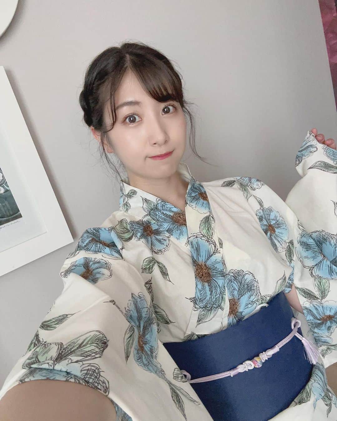 関根ささらさんのインスタグラム写真 - (関根ささらInstagram)「今年初浴衣👘🩵 . . #AX2023 で浴衣をきました👘 初めて ...