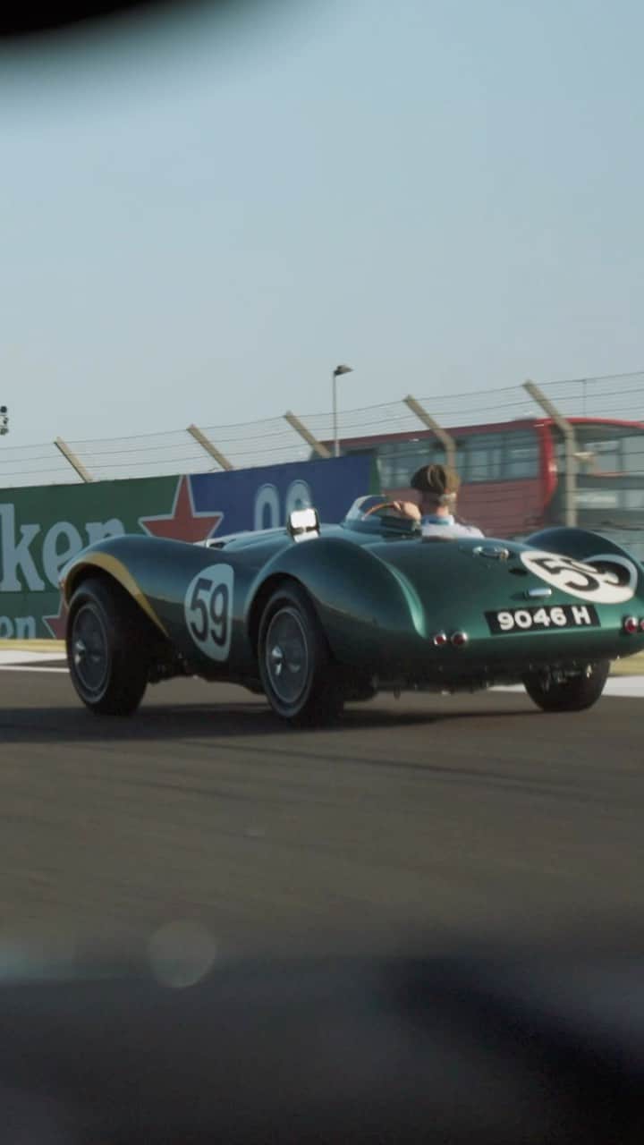 アストンマーチンのインスタグラム：「POV: you’re part of the historic Aston Martin 110 anniversary parade.  #AstonMartin #INTENSITYDRIVEN #BritishGP」