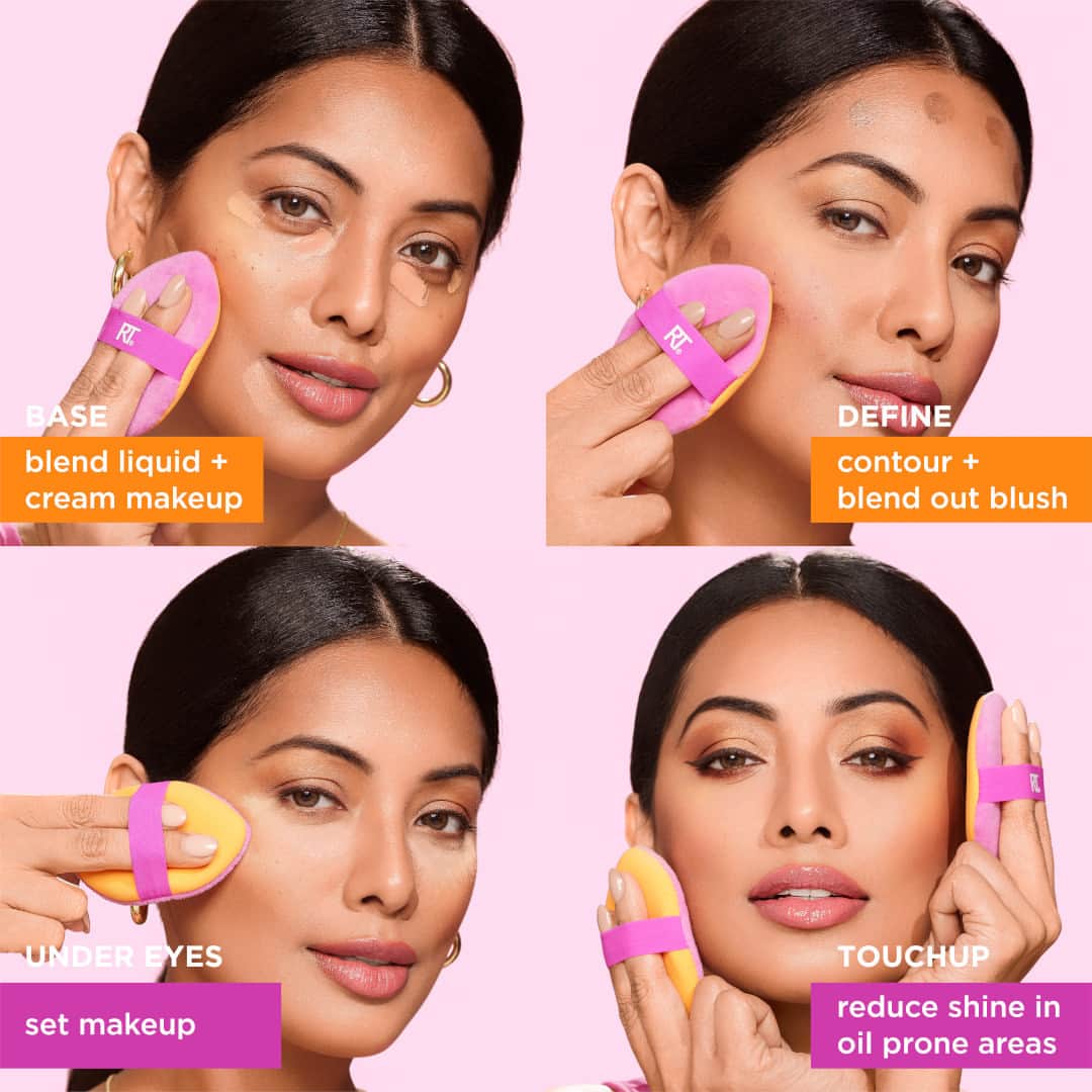 Real Techniquesのインスタグラム：「Blend, define, buff, set, bake - the Miracle 2-in-1 Powder Puff truly does it all!  We want to hear your favorite way to use your puff - sound off below 👇」