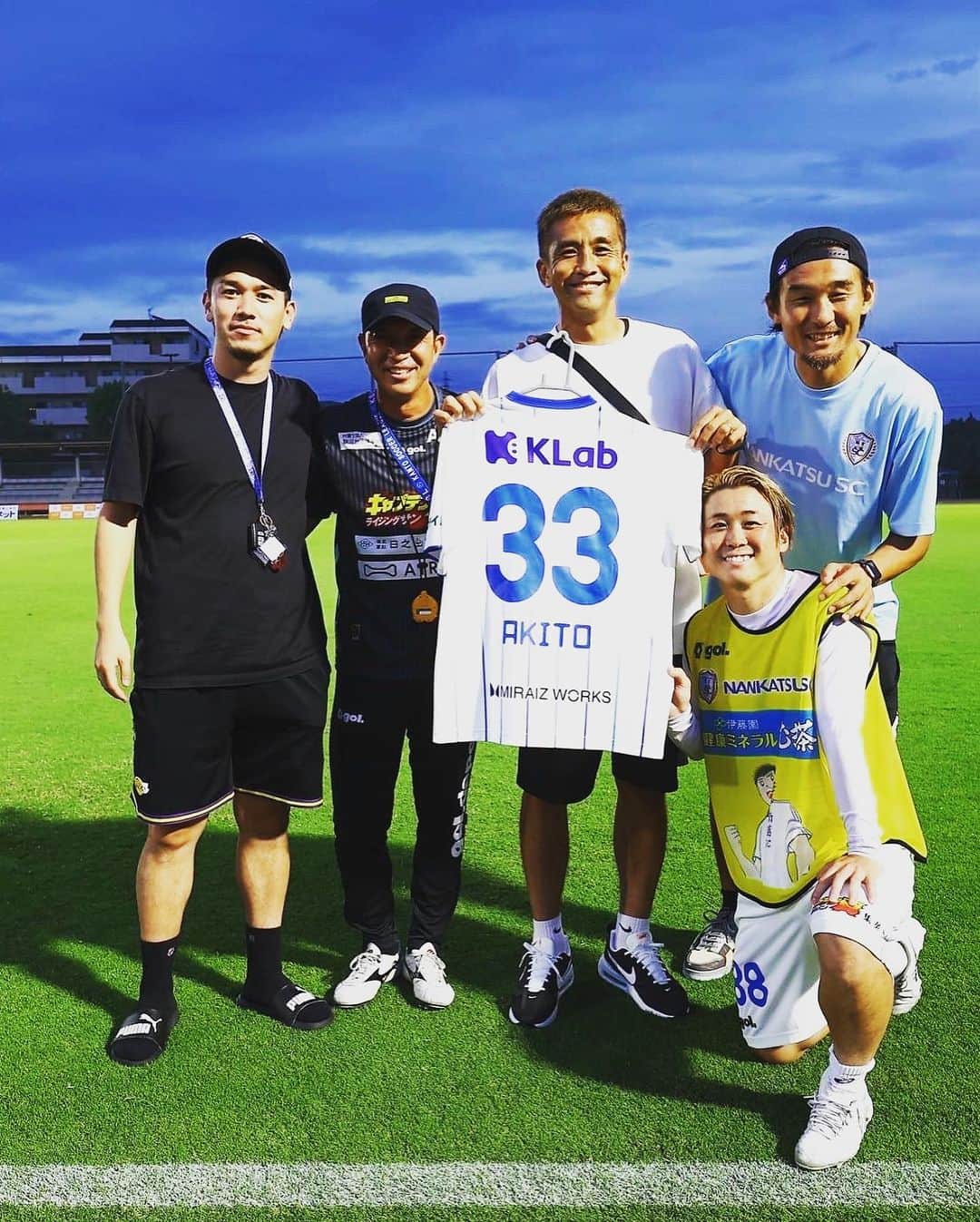 長谷川悠さんのインスタグラム写真 - (長谷川悠Instagram)「4人で撮るまで辞めらんないな。 アキト待ってるで〜。  #その前にお前が復帰しろ長谷川 #ナイスゲーム #流経大柏」7月10日 6時53分 - haseyu.com18