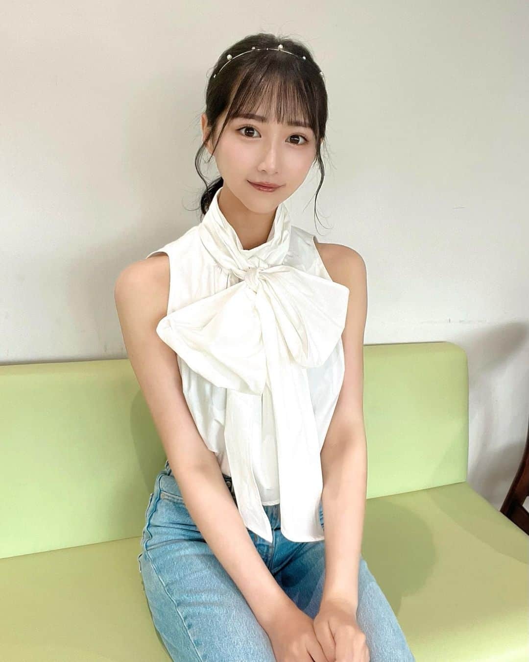 川瀬もえのインスタグラム：「昨日は内山くんVSありがとうございました！ 初の2連勝できてうれしかった⭐️ かわせは新しくセンタープールをおぼえました  #1日1川瀬」