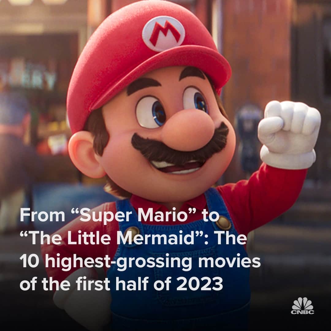 CNBCのインスタグラム：「At the halfway point of the year, the Hollywood box office has been dominated by familiar faces.⁠ ⁠ From a 10th entry in the “Fast & Furious” franchise to a capstone on Marvel’s “Guardians of the Galaxy” trilogy, nothing has gotten audiences to the multiplex like existing intellectual property (IP). “Pretty much every film in the top 10 is either a franchise film, part of known IP or a known brand,” Paul Dergarabedian, senior media analyst at Comscore, tells @CNBCMakeIt.⁠ ⁠ The $4.35 billion raked in by the domestic box office so far is 20.7% higher than at the same point in 2022, according to data from Comscore, and a full 350% better than 2021′s pandemic-stunted haul.⁠ ⁠ What has your favorite movie of the year been so far? See what the 10 highest-grossing movies of the first half of 2023 were at the link in bio.」