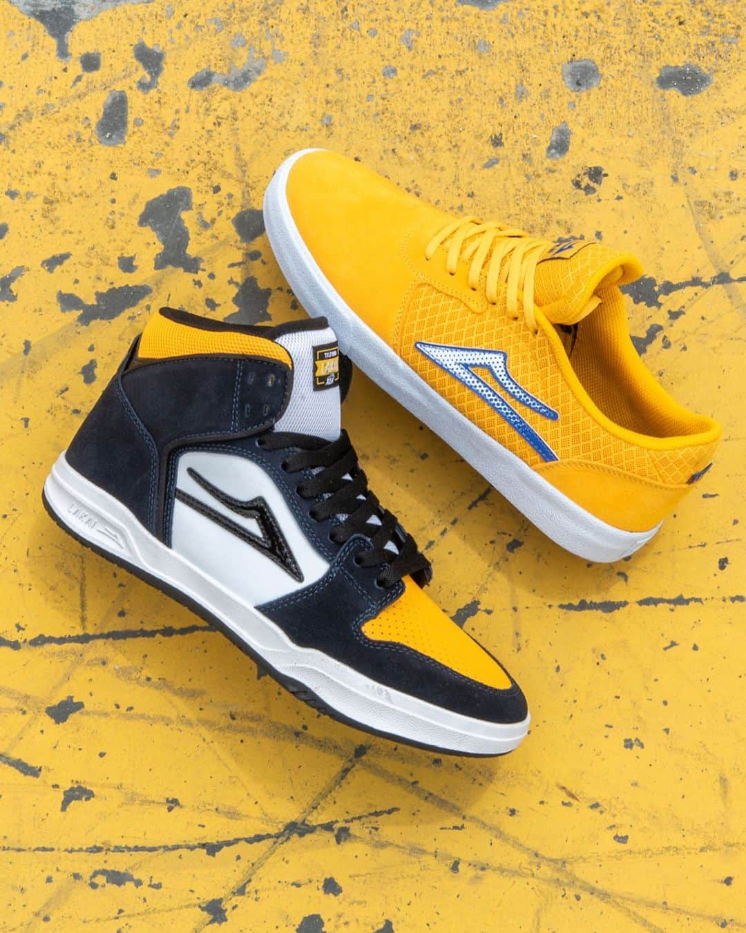 ラカイリミテッドフットウェアのインスタグラム：「Introducing The Collegiate Color Collection Featuring the Telford and Cardiff Available now at your local skate shop and Lakai.com #Lakai」