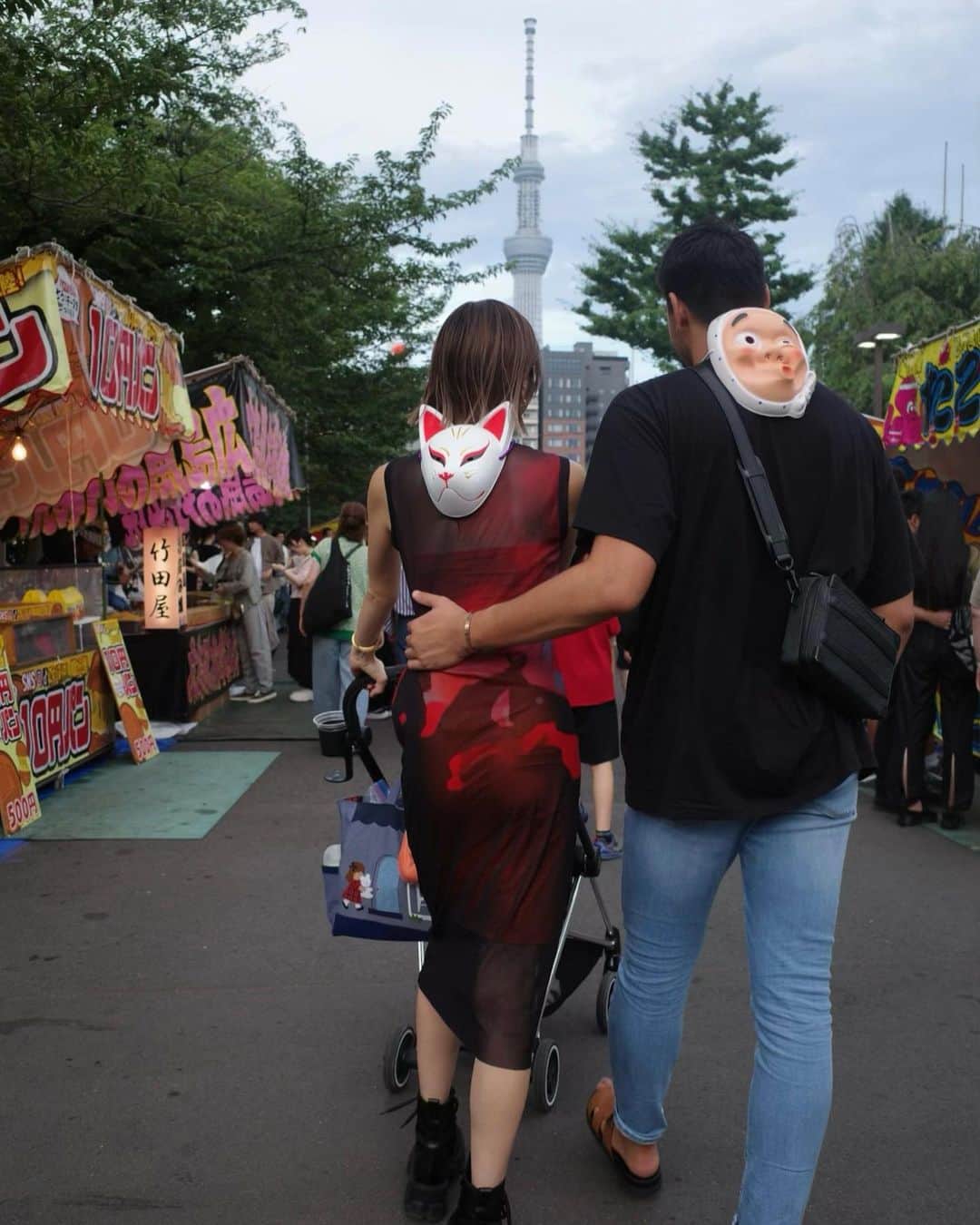 島袋聖南のインスタグラム：「七夕祭り☪️🎋」