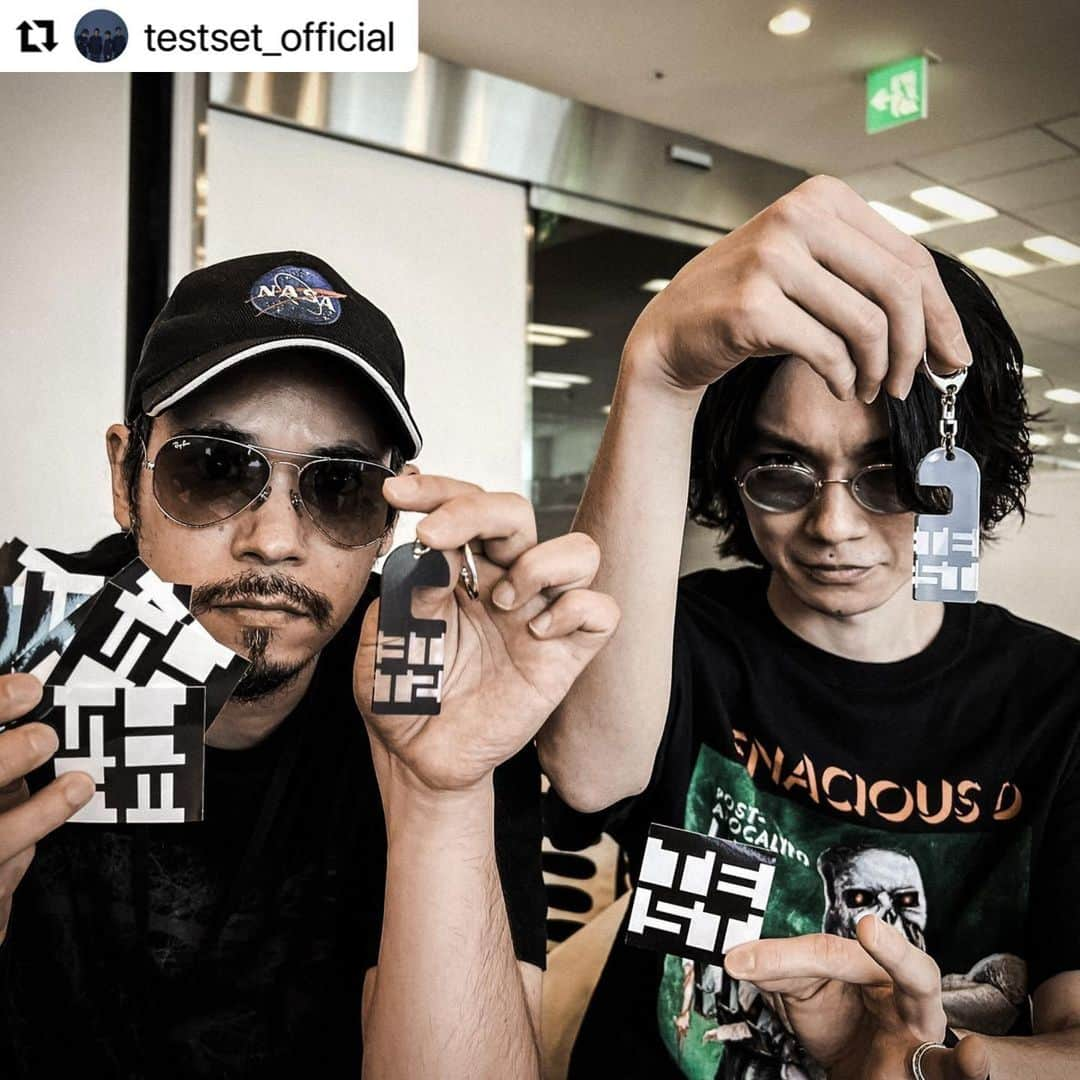 LEO今井のインスタグラム：「Our first album ‘1STST’ is out this week 7/12!!!! #TESTSET」