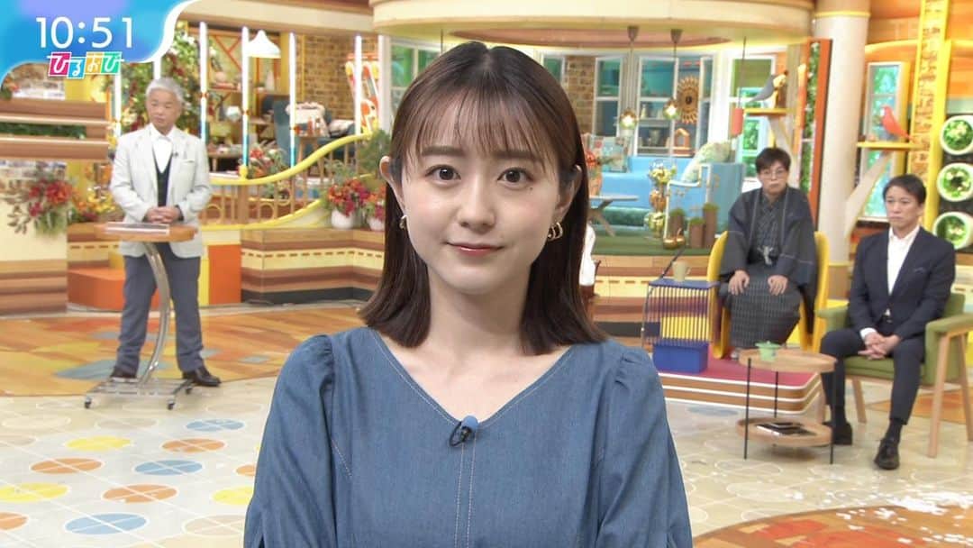 若林有子のインスタグラム：「♡♡♡ #若林有子 #若林アナ #ひるおび」