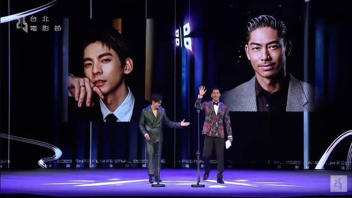 のインスタグラム：「這次和柏宏一起受邀擔任🤝  第25屆台北電影節 「最佳視覺效果」「最佳短片」的頒獎人‼️  恭喜 最佳視覺效果：嚴振欽、罡風創意映像有限公司／《疫起》  最佳短片：《大日子》／江宗傑  謝謝台北電影節，也恭喜所有得獎者💫  #林柏宏　 #第25屆台北電影節」