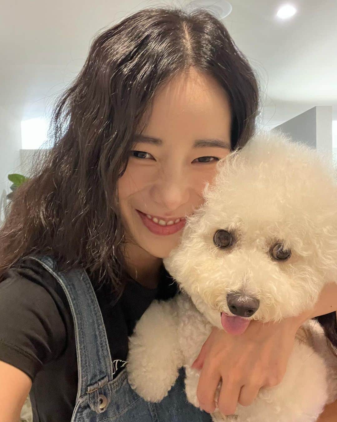 のインスタグラム：「소예네 아가 포포랑😝」