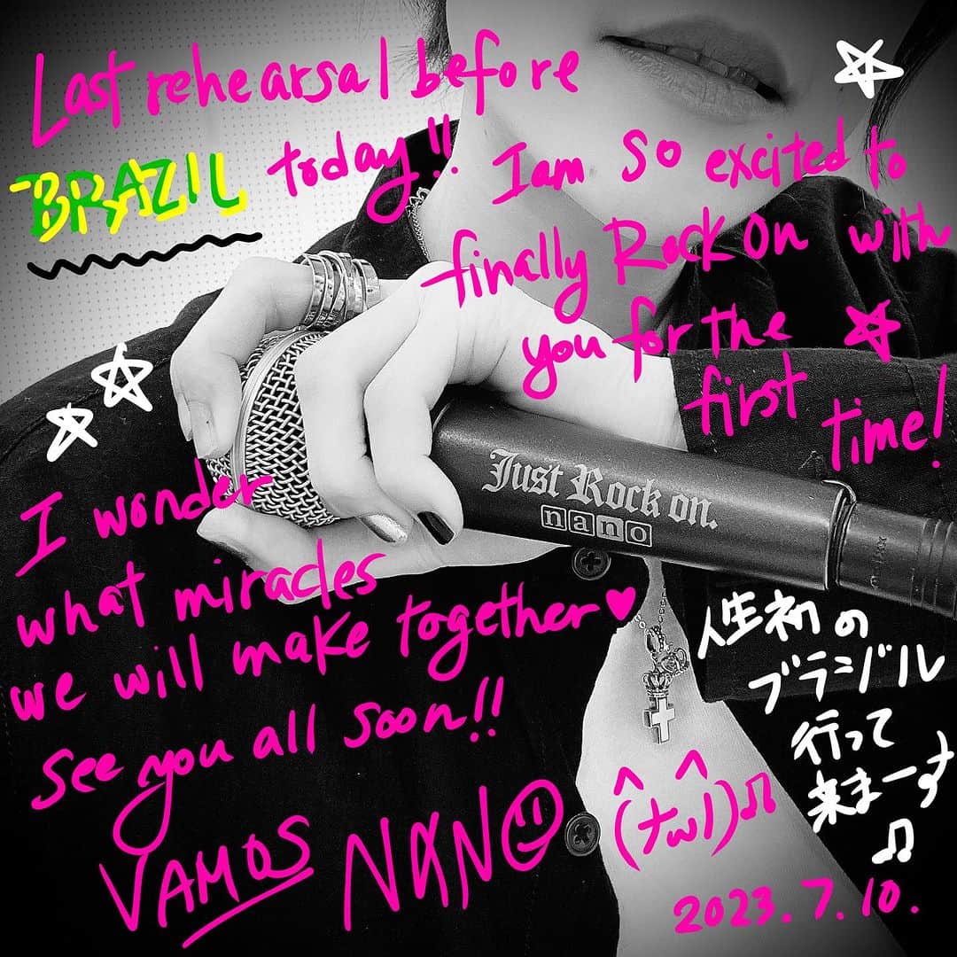 ナノさんのインスタグラム写真 - (ナノInstagram)「(ナωノ) VAMOS! ❤️‍🔥  #animefriends #brazil」7月10日 12時31分 - nanonano_me