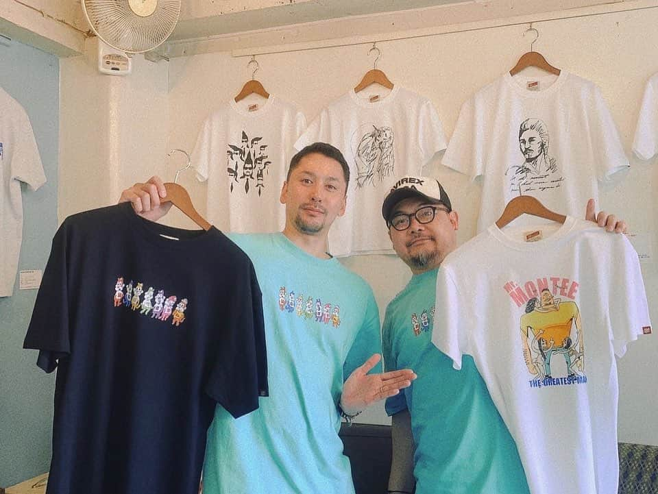 深水元基さんのインスタグラム写真 - (深水元基Instagram)「【MONTEE T-SHIRTS EXHIBITION】 2023新作のTシャツ展示  無事に終了致しました！ ご来店のお客様、誠にありがとうございましたm(__)m 皆様とお話しができ、とても貴重な時間になりました。  楽しかった〜！ またやりたいな〜^o^」7月10日 12時57分 - fukami_motoki