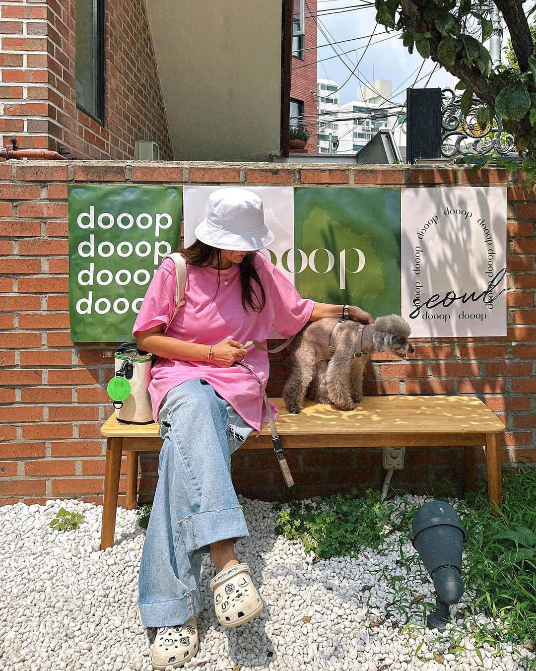 キム・ジュニさんのインスタグラム写真 - (キム・ジュニInstagram)「지난주말 우리가족나들이🤍 애견동반 가능한 #dooop @dooop_seoul  너무 맛있어요 추천!!!」7月10日 13時37分 - evajunie