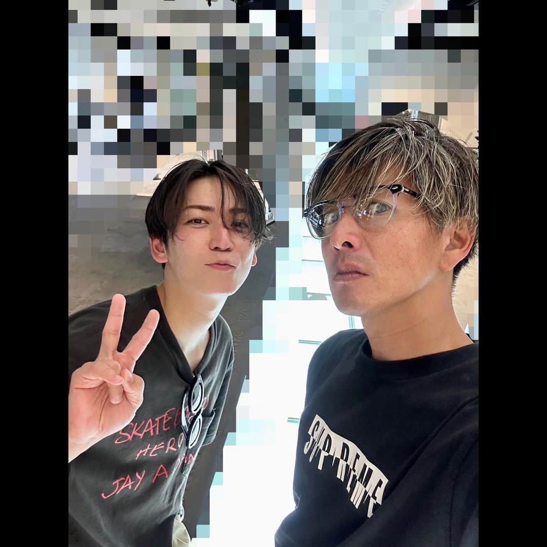木村拓哉さんのインスタグラム写真 - (木村拓哉Instagram)「⁡ ⁡ ⁡ 「今日の暑さもヤバいですね…。 そんなタイミングで、和也から ...