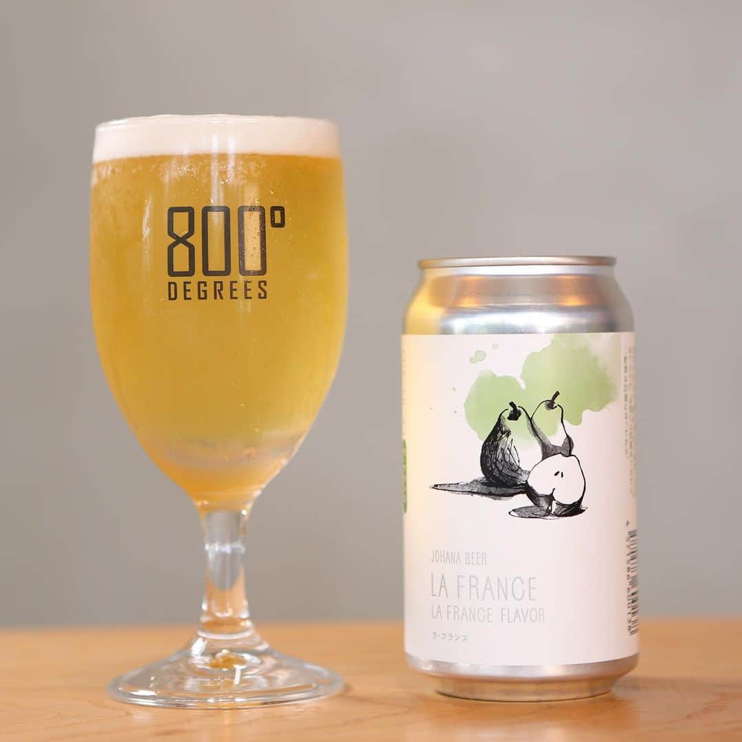 800DEGREES JAPANのインスタグラム：「* 800°DEGREES CRAFT BREW STAND  Have you tried Johana Beer? This is La France flavor！  We have a wide range of Kanagawa's beers, there's something for every beer lovers!  Click link to see full menu!」