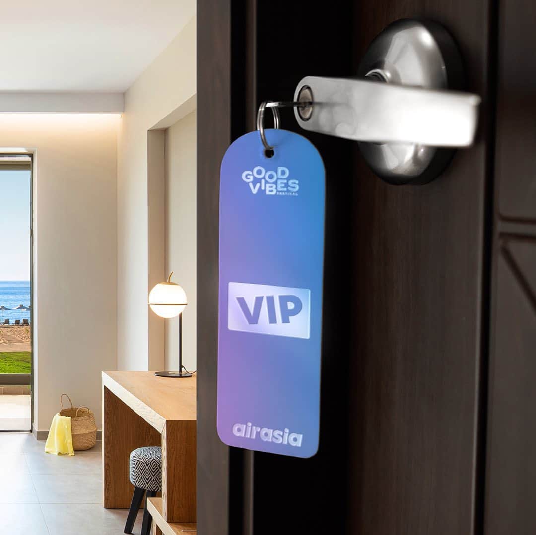 エアアジアのインスタグラム：「Rise and shine and get your festival stay sorted! Use code [GOODNIGHTS] on airasia hotels for RM20 off your stay 👀☁️   #airasiasuperapp #goodvibesfestival #gvf2023 #exploreyourway」