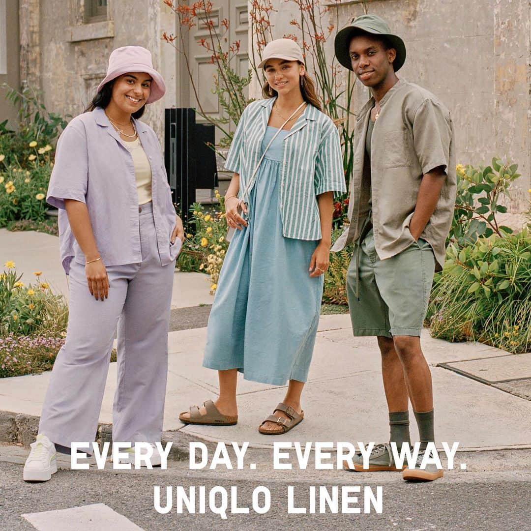 のインスタグラム：「Everyday Linen You'll Love. Find your favorite piece from our linen collection!  #UNIQLO #LifeWear #Summer2023 #linen  *The product availability differs among regions. Please check your regional account or website.」